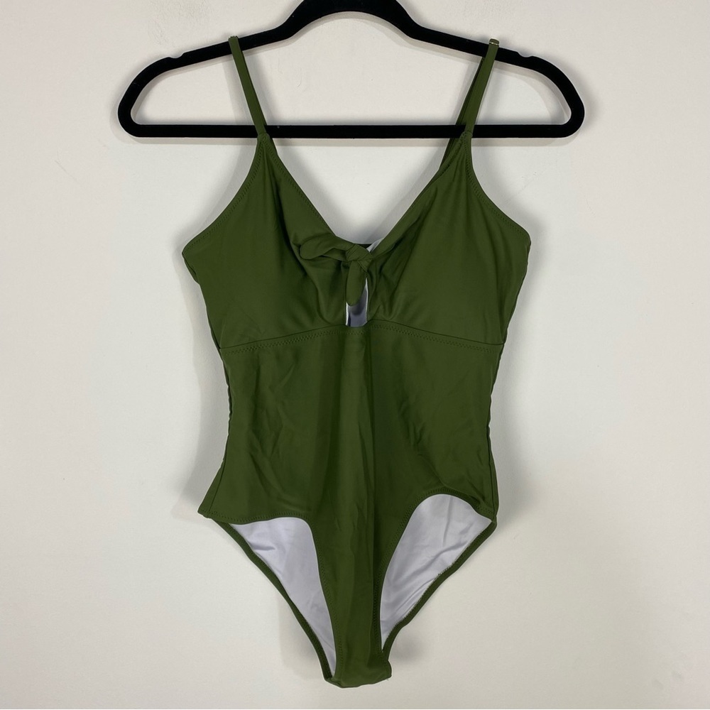 Athmile Sage Green One Piece Modest Swimsuit Summer Beach Vacation